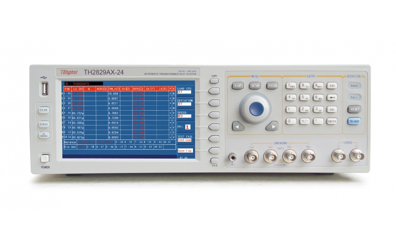 TH2829AX-24 自動(dòng)變壓器測試系統