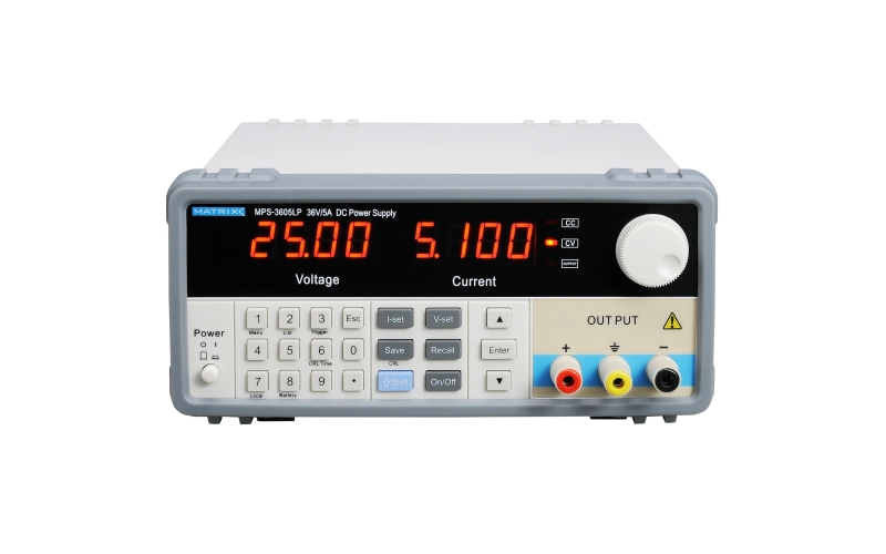 麥創(chuàng  )Matrix MPS-3600LP系列線(xiàn)性直流電源